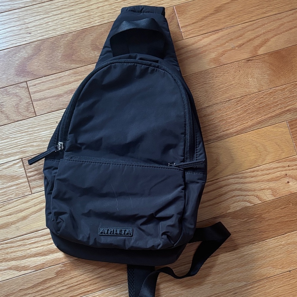 Athleta black smaller backpack